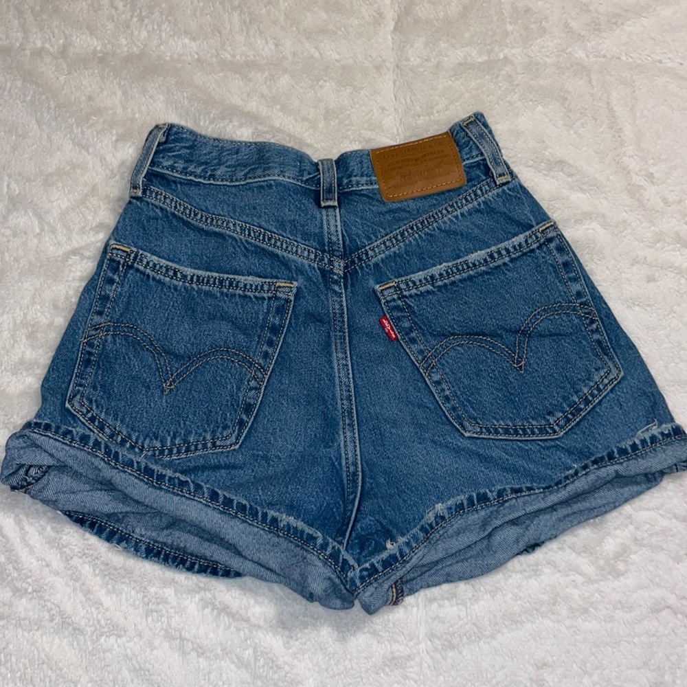 High Wasted Denim Shorts